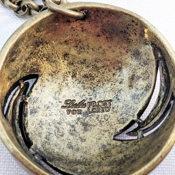 Lulu Frost for J. Crew Swirled Rhinestone Necklace - Picture 6 of 8